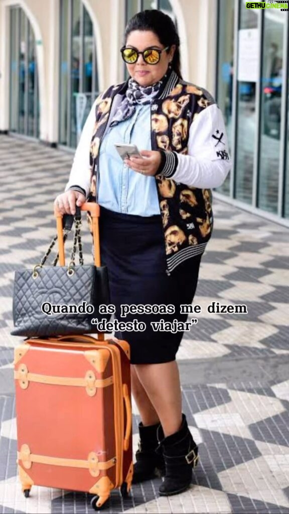 Fabiana Karla Instagram - Eu “tristemente” discordando! hahaha 🤭 Então ta!! 😂🤩 Quem mais ama viajar? ✈️ . . #viajar #memes #trend #segundou