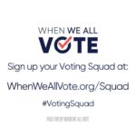 Faith Hill Instagram - On it @MichelleObama! Getting my #VotingSquad together now. I will make sure we get five of our friends and family to the polls. Sign up your squad at whenweallvote.org/squad.