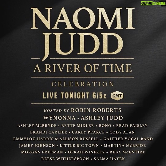 Faith Hill Instagram - Wynonna and Ashley, our hearts are with you as your beloved matriarch, Naomi Judd, will be celebrated today. May we all raise our hands and celebrate this extraordinary woman along with her closest friends. May we continue to keep Naomi’s family in our hearts and in our prayers.