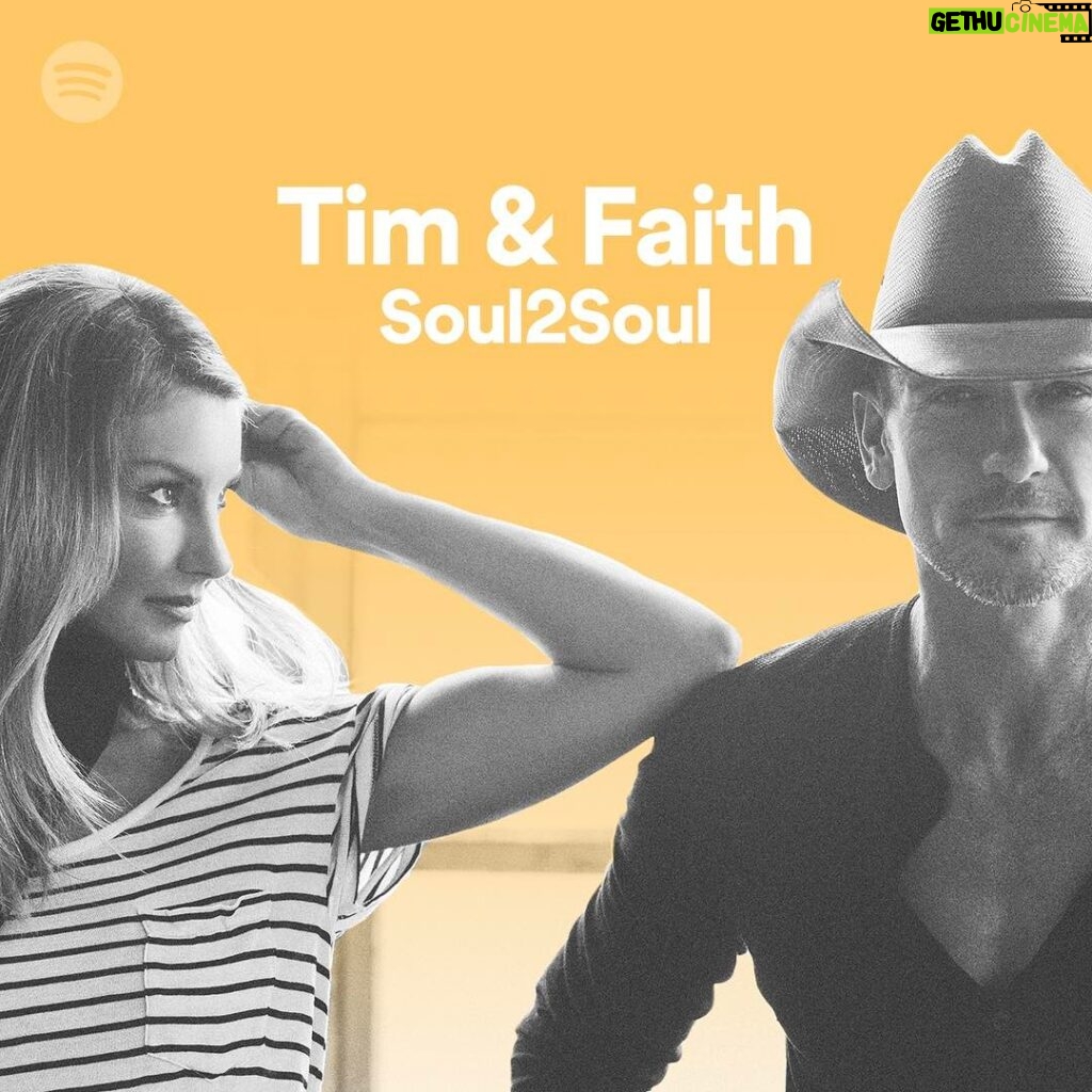 Faith Hill Instagram - Follow + stream the official @Spotify #soul2soul playlist now!