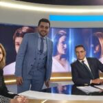 Fatima Khair Instagram - ليلة أمس باستوديو الأخبار بمقر قناة الأولى كل الشكر والتقدير للطاقم التقني والفني والصحفي على المهنية و الترحيب وحفاوة الإستقبال 👍👏@al_aoula @rachideloualiofficiel