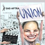 Fran Drescher Instagram - Let’s all walk into this new contract, new year and new dawn for sag-aftra w/our right foot forward! https://digital.copcomm.com/i/1512402-fall-winter-2023/0?