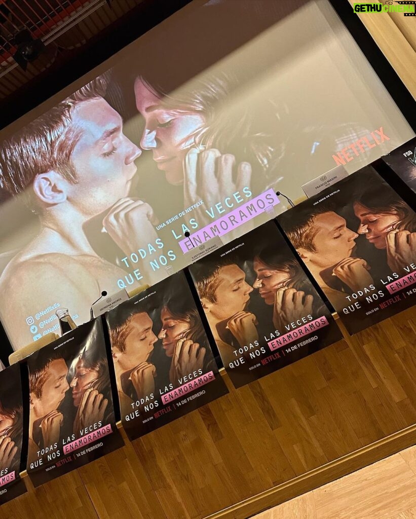 Franco Masini Instagram - What a day ❤️‍🔥 @loewe Presentación de “Todas las veces que nos enamoramos” en Madrid. Ya disponible desde @netflixes al mundo 🚀❤️‍🩹 Madrid, Spain