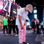 Gavin Magnus Instagram - Fashion week was a success 😵‍💫 Comment what brands you see me wearin 🩸Double Tap the background city lights✔️ New York