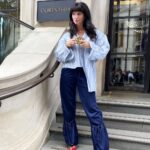 Griselda Siciliani Instagram - London film festival #Bardo @bardomovie Press junket… .Camisa, Vetements. Pantalón, JW Anderson. Zapatos Balenciaga. Joyería, Tiffany & Co. @tiffanyandco @balenciaga @vetements_official @jw_anderson Styling @wndrfl_somethingwonderful Y la genia de @pao_makeup 💇🏻‍♀️ y 💄 London, England, UK