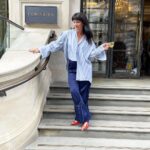 Griselda Siciliani Instagram - London film festival #Bardo @bardomovie Press junket… .Camisa, Vetements. Pantalón, JW Anderson. Zapatos Balenciaga. Joyería, Tiffany & Co. @tiffanyandco @balenciaga @vetements_official @jw_anderson Styling @wndrfl_somethingwonderful Y la genia de @pao_makeup 💇🏻‍♀️ y 💄 London, England, UK