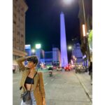 Griselda Siciliani Instagram - Anoche, calle Corrientes. Obelisco de Buenos Aires
