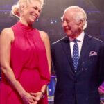 Hannah Waddingham Instagram - And so the Pinch me moments continue! What an honour to see you again Your Majesty,in the run up to your long awaited, glorious coronation. So wonderful to have you here today to celebrate the beginning of @bbceurovision in sunny Liverpool. #thekingandtheshowgirl 🥰