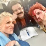 Hannah Waddingham Instagram - Night all! 🥰💙❤️ Mqn, these two. 👏🏻🥰#tedlasso @appletv S3 EP6