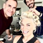 Hannah Waddingham Instagram - @marcusrfrancis How dare I cut your beautiful head off! 😂🙈🥰🥰🥰