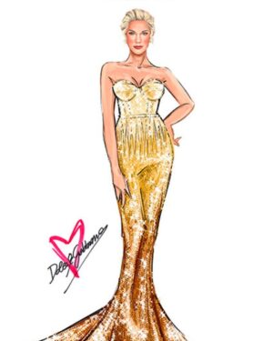 Hannah Waddingham Instagram - Finally a chance today to pause and appreciate the unbelievable work done on this magical privilege of a gown for our wonderful,fulfilling night @sagawards albeit virtually! @dolcegabbana and their flawless team handmade this beauty in Milan for me! Mind blowing. The gown weighs 22 pounds and took about 210 hours to create…..features 3,000 Swarovski bead fringes, 10,000 Swarovski crystals, 30,000 sequels and 40,000 Miyuki beads. How does one do this justice?! By obsessively videoing it on my hotel room floor at 4am,by myself,unable to take my tired eyes off it like a magpie,that’s how!!!
From the bottom of my heart, to @luciodirosa and Holly G, @jamesyardley for creating this alchemy and everyone that wrecked their fingertips making this,I’m eternally grateful for your artistry. To @debeersofficial for my goddess jewellery that I TOTally wanted to steal and quite frankly nearly did!… and to my hair&make up for absolutely coming up to meet the dress and jewels head on @lewis_pallett & @hannahmartinmakeup ..Not an easy ask,but achieved to the max nonetheless….you are the very best at what you do. Finally to the truly gifted touch and imagination of @josephsinclair my photographer.Yowzers,I’m a bit awe struck. Thank you Sir. X Now……How the hell do we all top this!?! 😂🙏🏻❤️