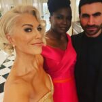 Hannah Waddingham Instagram - Barely slept after last night. These moments with this magical lot just keep getting better and better. The loveliest,most down to earth,normal(ish) gems you could ever hope to share this whirlwind with. Thank you @sagawards for the best springboard to S3 #tedlasso Can’t wait to get back behind my lady’s desk.⚽️🍎❤️ To the best team I could hope for getting me there: @annickrenee @carlyroesen @jamesyardley @ollielast @lewis_pallett @hannahmartinmakeup @claridgeshotel Thank you Scott….sorry for the mayhem in 506!😜😘 Claridge’s