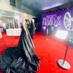 Hannah Waddingham Instagram - And finally, to the real star of the evening, @suzanneneville for designing and creating this bespoke gown. To watch you work from scratch, from the very base up, to feel you folding,pinning and moulding and allowing me to collaborate with you!🙈🥰 Thank you my new friend. All my love, thanks and deepest respect for what you and your team of ninjas created for me. And to my @jamesyardley stylist supreme for knowing you were the right person for the job. Amen to that my friend! X Onto the next eh you two……..!😉🥰😘 Pride of Britain Awards