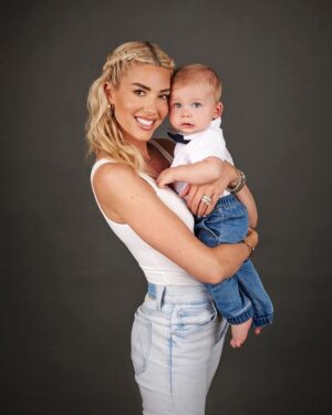 Heather Rae El Moussa Instagram - 8 1/2 months postpartum. As I write this, my heart is full but also my mama heart is a little sad because my big boy does not want to breast-feed anymore. It’s bittersweet for me because breast-feeding as a new mommy was something I grew to love- I love the bond, the skin to skin, the cuddles, and if I’m being honest, it would have been harder for me to make the decision to stop. About 2 1/2-3 weeks ago, Tristan started to get un-interested & would just pull away and blow bubbles but he would still end up enjoying our morning feeds… until today 😢 and I don’t want to force him so I’m trusting the process, like I have from the start. I will still offer it to him but he’s a busy boy these days & is just so distracted. I do want to say that I’m really proud of myself that I made it this long. I passed my goal of 4 months, then 6 months, and I’m proud of my Tristan bear. Breast-feeding was something that was initially hard for him when he was just a newborn because he struggled with his tongue, cheek, & lip ties. But we were a team. It definitely wasn’t the easiest process and I had so many tearful nights & stressful times. Breastfeeding is so freaking hard to begin with and there was many times I wondered if I was  drying up or wondering if he was getting enough milk. But at the end of the day, I’m so proud of us and so proud of all the mothers out there- no matter how long or short you decide to breastfeed or breastfed at all because you are incredible and I hope you never feel (or felt) ashamed or let anyone judge you for YOUR process. 
Sending so much love & strength to all the mamas out there that are in the thick of it. I’m here for you because I myself have gone though it all. 🫶🏻