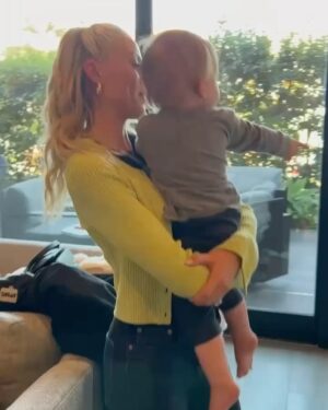 Heather Rae El Moussa Instagram - All 3 of the kids have made me a better person in different ways. I got my feet wet with Tay & Bray & then Tristan’s sweet soul chose me to be his mama. 

The kids have given me different perspective of life. There is a different purpose when you become a mother, you think different, you feel different. Life is more fun, but scary, I worry about things I’ve never worried about before. It’s chaotic but it’s beautiful chaos. I barely rest, I never have lazy days. Some days I miss that. But the alternative is SO much better. 🤍

Swipe to see life lately of Tristan Bear. 🐻 

A few updates:
He says mama, dada, dog & is trying to say other things. 
He’s taken 2 steps but not walking yet. 
He gives kisses & hugs. 
He loves being outside. 
He’s so sweet but strong willed. 
He loves pacis and drinking water. 😊