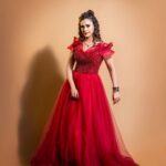 Hrishitaa Bhatt Instagram - Vibing in red 🌹 . . . . Styled by - @stylebyriyajn Assisted by- @_mansikadam13 Outfit - @official_christianheritage Earrings - @miranabymegha × @affiliates_pr MUA- @manish_kerekar Hair by - @bollywoodhairartist Clicked by - @anirudh_ramteke @abhi_nair1997 Managed by - @moushumibanerji . . . #hrishitaabhatt #bollywoodactress #mumbaiinfluencer #mumbaiinstagrammers #mumbaidaily #mumbaigram #mumbaifashion  #bollywoodfashion #bollywoodstyle #indianactress #outfitinspiration #lookoftheday #outfitoftheday #ootd