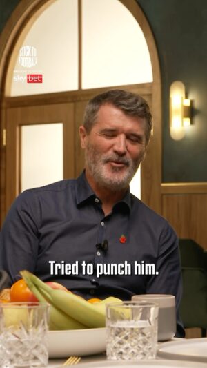 Ian Wright Instagram - 🗣️ “Sent off for a stamp on Southgate?”

🗣️ “He deserved it!”

Roy Keane tries to justify some of the red cards he received throughout his career 🤣🟥

Watch or listen to Stick to Football via link in bio 📲