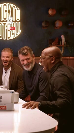 Ian Wright Instagram - “Becks your spending so much, what about when you finish?” 🤣

Roy Keane never had a problem with Beckham’s spending but @wrightyofficial had his worries! 😅

Watch or listen to Stick to Football via the link bio 📲