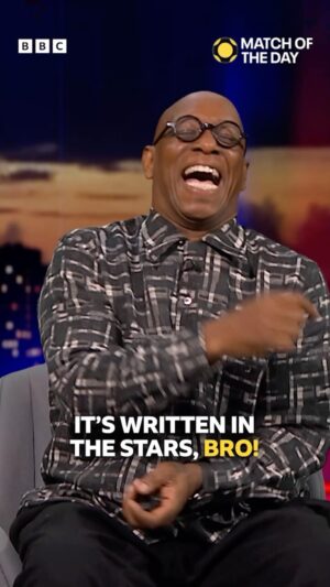 Ian Wright Instagram - Could it be written in the stars? 

#BBCFootball #Football #Soccer #PremierLeague #Matchoftheday #MOTD #AFC