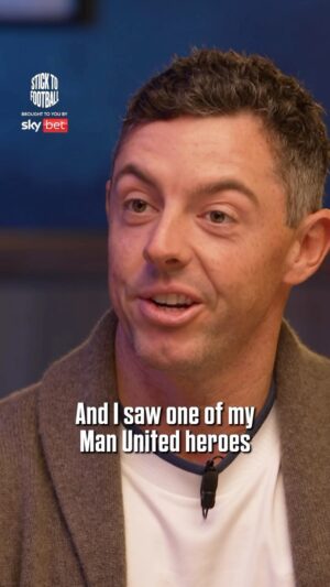 Ian Wright Instagram - “He looked up at me and goes, not today, kid…” 😬

Rory McIlroy recalls the time he met his childhood hero Roy Keane 🤣

Watch Stick to Football via link in bio 🔗