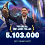Ilia Topuria Instagram - Gracias a @iliatopuria y a todos los que nos visteis anoche, ¡fuimos el PROGRAMA MÁS VISTO! ❤️ #lomasvisto #audiencias #iliatopuria #campeondelmundo #ufc #mma #elmatador #television #elhormiguero #IliaTopuriaEH