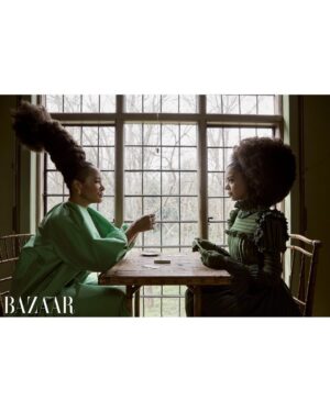 India Ria Amarteifio Instagram - @bazaaruk Digital Cover with @goldarosheuvel . Thank you, BOTH