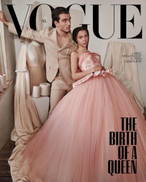 India Ria Amarteifio Instagram - @nlvogue June 23 cover with @coreymylchreest . (Cannot believe this is real…?) . VERY special. 

Photographer: @jasperabels
Styling: @roelschagen 
Editor-in-Chief: @yeliz_cicek
@nlvogue
@NetflixNL
Make-up - @magdalenaloza for @balmainhaircouture & @narsissist, @kimmbakkers,
Hair- @khanyahhair 
Styling models - @nancysteemanstyling
Producer - @leahzonneveld
On-set Producer - @reneedewitte, @romiterlouw

DESIGNER CREDITS
@irisvanherpen, @tessvanzalinge, @ninamounah, @benchellal, @josephinemalcorps,
@ttbdekkers @dylanwesterweel, @viktorandrolf, @studio.hiem, @anbasjablanken