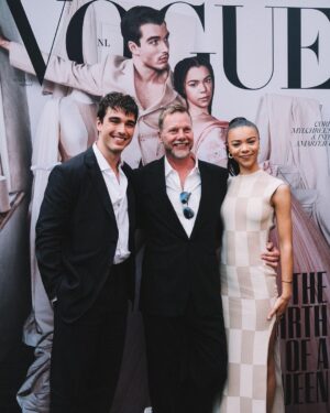 India Ria Amarteifio Instagram - Not only are we on the cover of @nlvogue this month, they threw us a party?! Adore you, Amsterdam! Thank you, thank you to everyone who made it happen. And especially to @vivianvtk , for being the best flipping tour guide 4 Brits could ask for 🫶🏽
AND @armanibeauty, for making 11 hours of jet lag disappear in minutes x