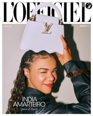 India Ria Amarteifio Instagram - @lofficielusa Summer Cover 2023. @caroline_grosso Thank you so, so much ✨ 

Editor in Chief @caroline_grosso⁠
Photographer @emilysoto⁠
Styled by @calvy.click in @louisvuitton⁠
Writer @eiffeltyler⁠
Hair @dionnesmithhair @7evenmanagement⁠
Makeup @karinamilan__ @thewallgroup⁠
Production @taylormarielatorre @naviavision⁠
Digital Tech @@alexxjpowell⁠
Photo Assistants @alexxjpowell and @emmadevereaux_⁠
Production Assistant Brionna Carey⁠
Location @parklanenewyork