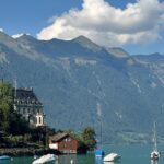 Isabel Oli Instagram - Wander often, wonder always🇨🇭 #TravelWithThePratties #Iseltwald Iseltwald, Switzerland