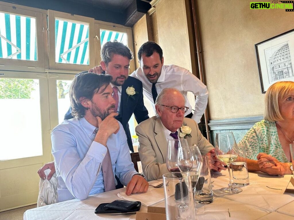 Jack Whitehall Instagram - Had the most amazing day yesterday celebrating my two favourite people getting married @tattie123 @barneywhitehall London, United Kingdom