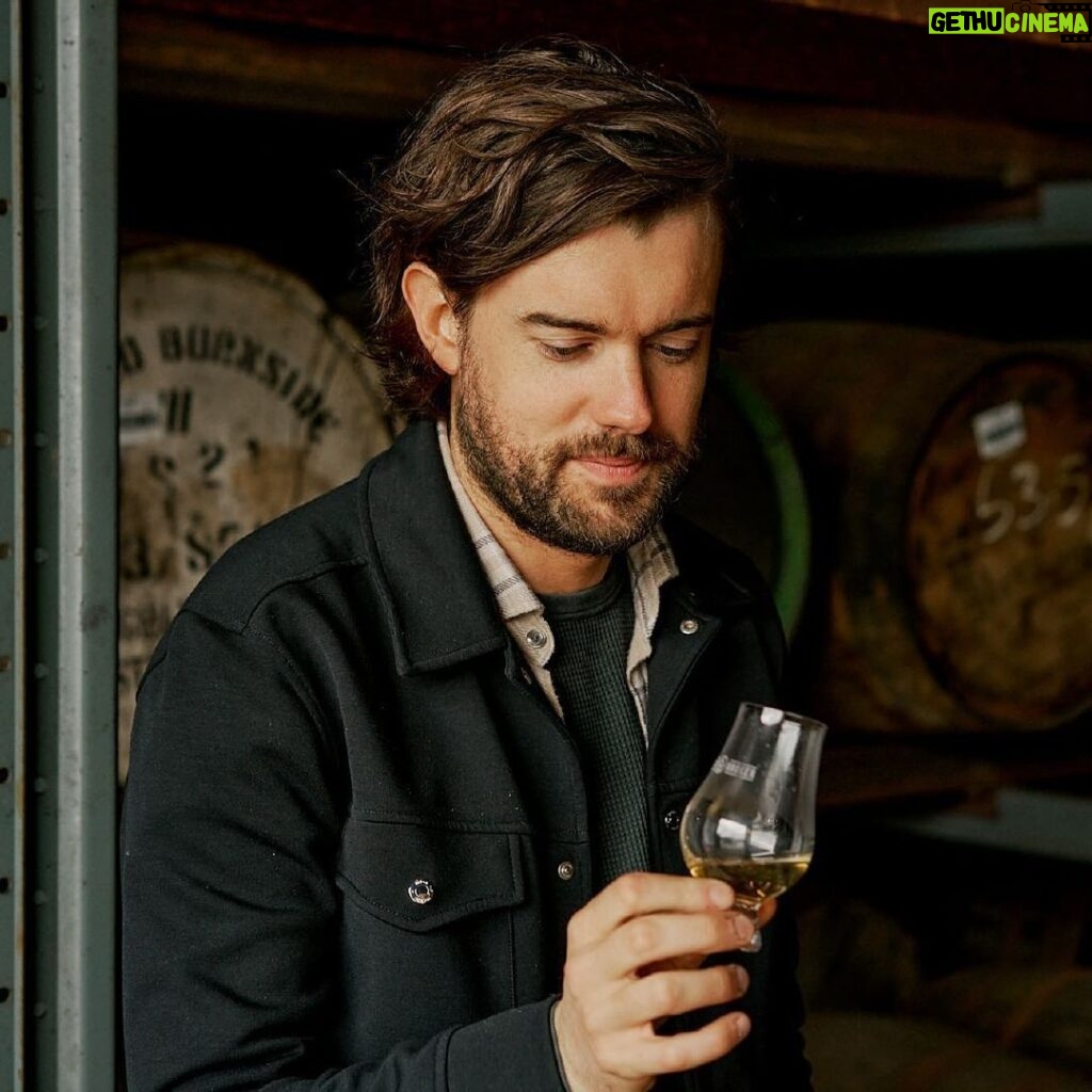 Jack Whitehall Instagram - This has been a fun little project that I’ve been beavering away on. As some of you will know, I am a big whisky drinker and so me and my good friend (also a whisky bore) decided to make our own blend. We sampled a load of casks (very enjoyable research) and came up with this, our perfect blend. We then worked with some great designers to come up with a label and got it independently bottled. Anyway, if you are a fan of good whisky you might want to check it out, it is extremely drinkable! We have only done a very limited bottling for this run. So a few of them are available on this website. Bottoms up. Link is in my story. Photos credit @robertcbrady
