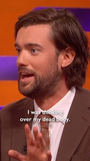 Jack Whitehall Instagram - Thanks for all the messages about Graham Norton. What illustrious company to share an evening with. If you want to hear more outrageous indiscreet stories like this in person I’m on tour till December ;)