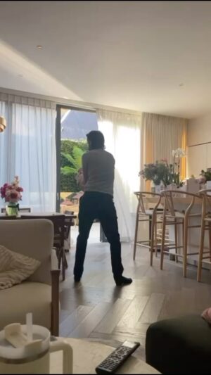 Jack Whitehall Instagram - When the only thing to stop her crying is to dance with her to Westlife.