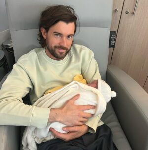 Jack Whitehall Instagram - Well this just happened! Utterly overwhelming and joyous in ways I couldn’t have even imagined. In awe of my partner @roxyhorner who has been amazing throughout this journey and is going to be the greatest mum ever. So excited to have started a family of my own. Having vowed I’d never be that guy I am now 100% going to be the parent that shows everyone endless pictures of their kid. I also wore skechers to hospital, I think I must accept I am a full blown dad now. 

Name wise after this weekend I think ‘rice, rice, baby’ has a nice ring to it.
