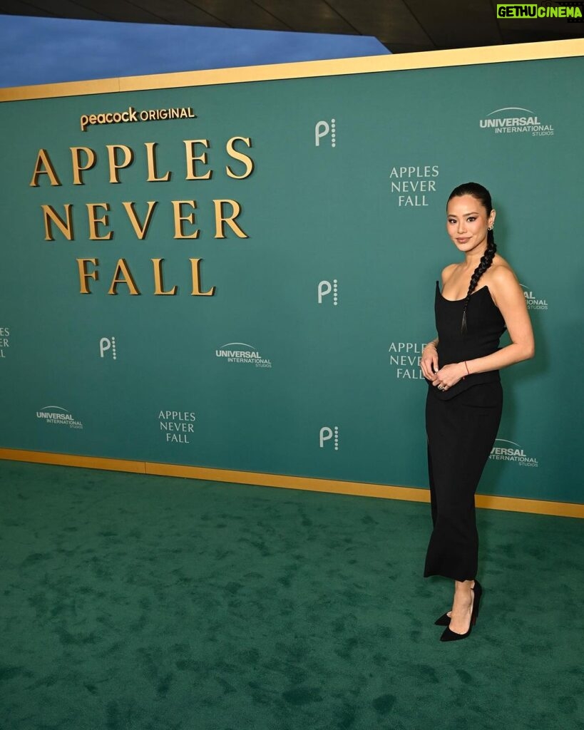 Jamie Chung Instagram - A family full of secrets, excited to see how this one shakes out @peacock #applesneverfall #ad @saintasylum @makeupbyasem @motherofall_official