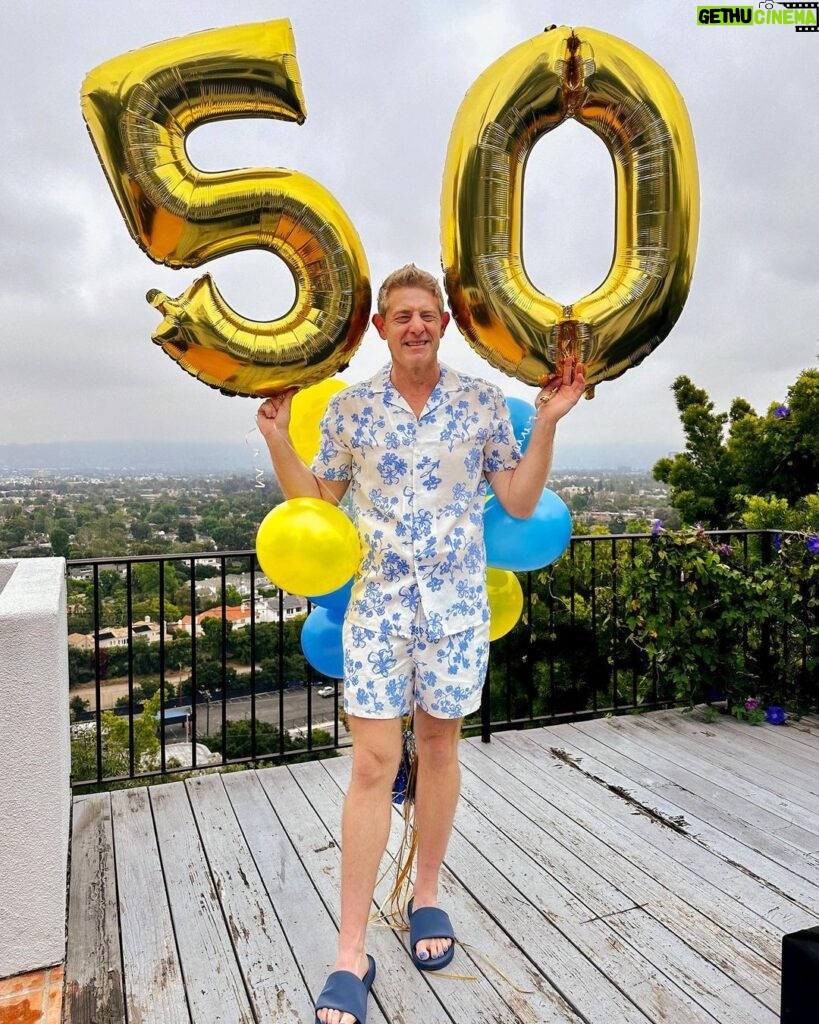 Jason Nash Instagram - I’m 50 today and all I’ve learned is they make whipped cream that’s only 5 calories. The rest I am still trying to figure out. Love u all!!