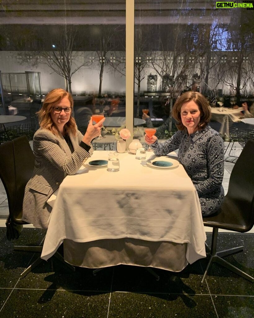 Jenna Fischer Instagram - Thank you for all the birthday wishes! Here’s to 49! And thank you to my friend of over 20 years @laurakriska_author who celebrated with me tonight at a fancy dinner in NYC. Looking forward to a year filled with lots of laughter, cocktails, skiing, yoga, good books, great theater and John Wick 4.