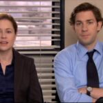 Jenna Fischer Instagram - New episode of Office Ladies podcast…breaking down Season 6 Body Language. John and I had so much fun shooting this talking head…that’s his real reaction to my extra improvisation at the end! A big thank you to @hidetoshiimura for sharing about his time on The Office. And to Randy Cordray for telling us the amazing standards and practices story trying to clear those post it notes! Hope you enjoy! (Link in Bio to listen) @officeladiespod @angelakinsey @earwolf