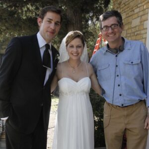 Jenna Fischer Instagram - Showrunner of The Office Greg Daniels is on Office Ladies Podcast this week! He’s here to talk all about Jim and Pam’s WEDDING! We loved getting Greg’s insight into how they approached this milestone episode. After our interview, @angelakinsey and I break down Niagara Part 1 and tell you everything you wanted to know about the Beesly Halpret Rehearsal Dinner (including why Pam has a new Mom) and we hear from Pam’s sister Penny the wonderful @therealannacamp We’ve been so excited to share this episode with you! Link in Bio to Listen! @officeladiespod 💍🎙