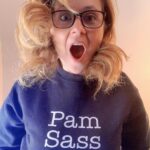 Jenna Fischer Instagram – Free domestic shipping on all Office Ladies merch orders today with code FREESHIP. Also…NEW CUSTOM Sass Sweatshirts! Your Name can be Sassed! (Cat hair not included.) Link in bio! @officeladiespod @podswag