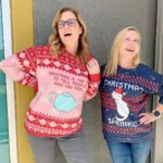 Jenna Fischer Instagram – Ugly Christmas “Sweater” Sweatshirts are here! We had so much fun designing these with our graphic artist @illystrations and Marisa and Hannah from @podswag. Teapot, Sprinkles, Unicorn Dolls, Dundies and Pretzels! They are super soft and cozy lightweight sweatshirts. LOVE THEM! Link in bio! @officeladiespod #uglychristmassweater