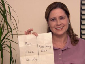 Jenna Fischer Instagram - Today on @officeladiespod it’s The List. I can’t believe we are on Season 8 of our rewatch! I loved uncovering the details behind Andy becoming manager and James Spader becoming the new CEO. Thank you @elliekemper for solving our planking debate (even though I lost) and thank you @therealkateflannery for your behind the scenes details. A lot of good stuff in the episode today! Link in bio! 🎙️🎧 @earwolf