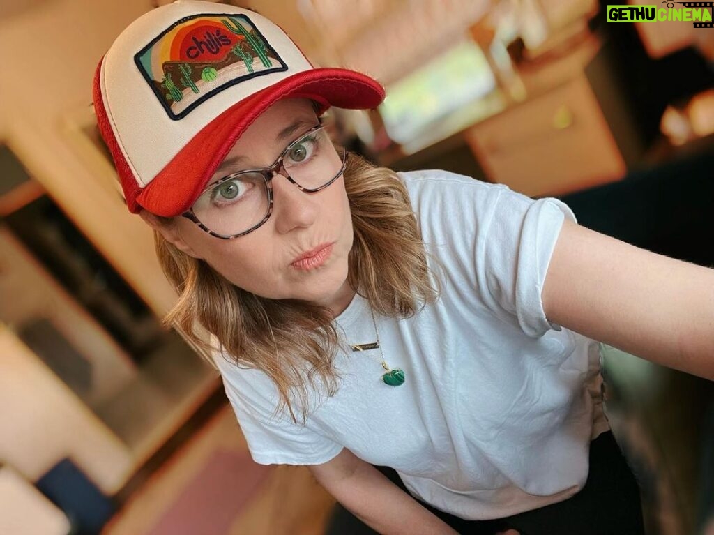 Jenna Fischer Instagram - I feel God in this hat.