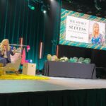 Jennie Garth Instagram - Some #bts from yesterday at the @thehartford & @iheartradio ‘Secret of My Success’ event talking about small business. I never thought at 51, I would be the CEO of my own small business. I’ve spent years dreaming up ideas and am so happy to be able to share my journey with other entrepreneurs. There really is no “secret”, it’s just hard work and perseverance that eventually will pay off if you keep at it. I liken starting your own business or projects to pushing a small ball up a mountain with your nose. Sometimes it feels impossible to get to the top, but you just have to keep pushing, even when that ball slips and falls a little or even all the way back to the bottom. I KNOW I can do it, and I know you can too! Tell me about your small business and how you succeed…I want to know! 🖤JG #smallbusiness #ichooseme #iheart