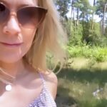 Jennie Garth Instagram - Just walking in the middle of a German forest. Come get lost with us! We’ll pick flowers, dance on fallen trees and sit by the lake 💐⛵️🌳 #germany Germany