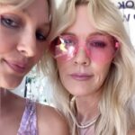 Jennie Garth Instagram - A lifetime of singing in our car brought my tribe together for such an epic night! 🎶👯‍♀️👯‍♀️👯‍♀️ Thank you @people @chiumelo and @sofistadium @laurenstaffordwebb for letting us crash your suite!😍 WE HAD THE BEST TIME dancing and singing every word💕 Such a great group to share the night with! @taylorswift I want to personally thank you for the years and years of feeling seen you have given my girls thru your gorgeous lyrics and story telling. You were a constant in their childhoods. We always had you blasting on the radio every-time we were in the car. I teach them to love and respect themselves and fill their worlds with grace, strength and kindness. Your music delivers those positive messages loud and clear. So thank you for helping me shape them into the incredible women they have become and for shining your beautiful light for the world ❤️ 💕The night wouldn’t have been what it was without my friend @becknyc and her beautiful @loveshackfancy dresses. We all felt so pretty 👗🎀 #daughters #music #love #invisiblestring #fearless #cruelsummer #lover #dancingwithourhandstied #girlpower SoFi Stadium