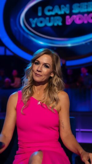 Jennie Garth Instagram - Havin’ a good time at Queen 👑 night tonight on @seeyourvoicefox 🎤
#ICanSeeYourVoice