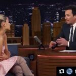 Jennifer Coolidge Instagram - I'm always so impressed when someone can do a great impression of me but @arianagrande is so good on @fallontonight, I'm afraid she is going to introduce me to myself! ❤️👹❤️