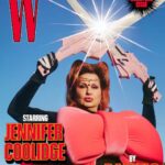 Jennifer Coolidge Instagram - I’m on the cover of @WMAG. Wee-hee! Inarticulately grateful for this embarrassment of riches. When the extraordinary Daniels first called and presented their vision for this shoot — paying homage to the Japanese Tokusatsu film genre — I thought they had the wrong muse (or certainly not their first choice for this amazing honor!) How unbelievably cool are these photos?! Thank you to them, photographer @Lenneigh, @SaraMoonves and the entire team at W for letting me live out my Godzilla / Rita Repulsa fantasy! Wow!!💕 - - Directed by #Daniels (@dunkwun and #danielscheinert) Photography: @lenneigh Costume Design: @shirleykurata Production Design: @caldergreenwood Editor-in-Chief: @saramoonves Writer: @alexhawgood Hair: @anissaemily Makeup: @francescatolot Manicure: @nailzbyvee Production: @prettybirdpic